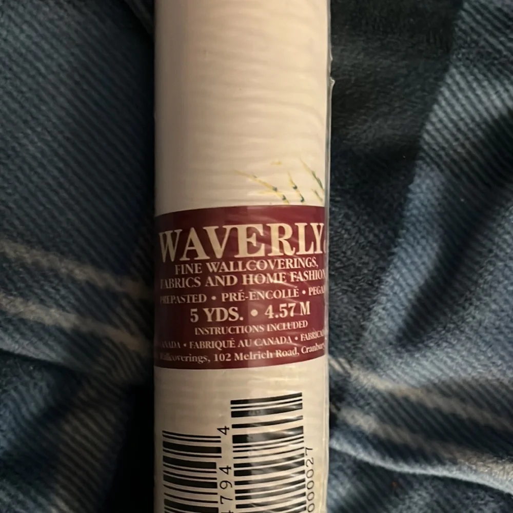 NIP! Set of 5 Waverly Fine Wallpaper Coverings. Seashell Border. 5 yards each